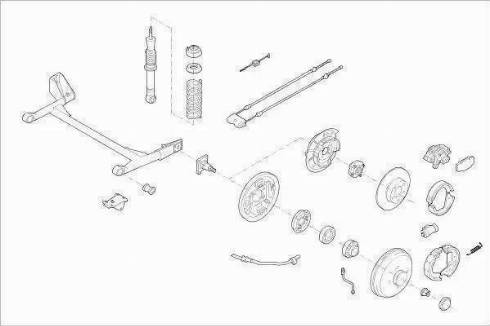 Lemförder FORD-ESCOR-RL026 - Підвіска колеса autozip.com.ua