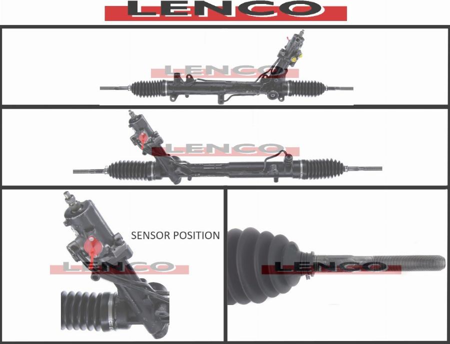 Lenco SGA554L - Рульовий механізм, рейка autozip.com.ua