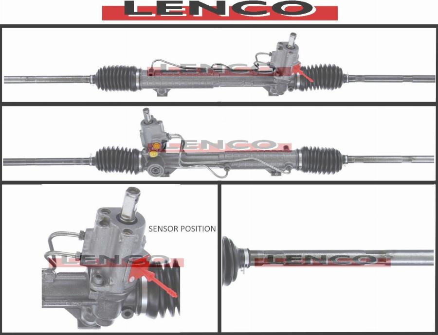 Lenco SGA691L - Рульовий механізм, рейка autozip.com.ua