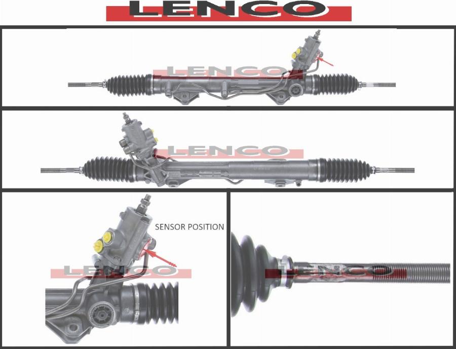 Lenco SGA640L - Рульовий механізм, рейка autozip.com.ua