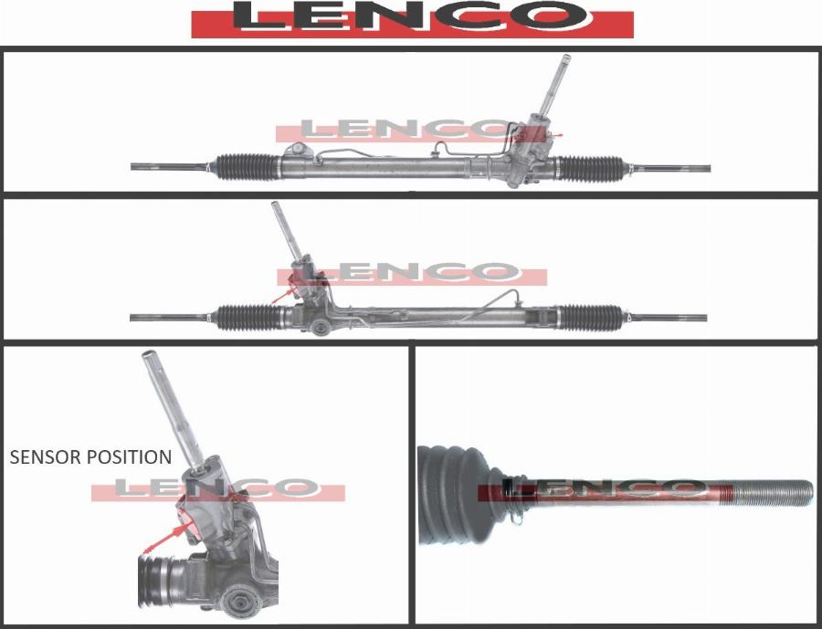 Lenco SGA658L - Рульовий механізм, рейка autozip.com.ua