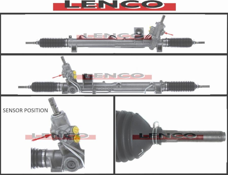 Lenco SGA675L - Рульовий механізм, рейка autozip.com.ua