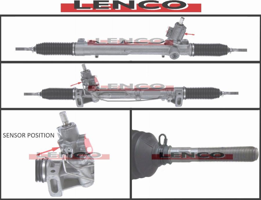 Lenco SGA1063L - Рульовий механізм, рейка autozip.com.ua