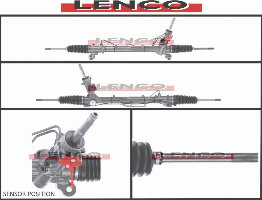 Lenco SGA106L - Рульовий механізм, рейка autozip.com.ua