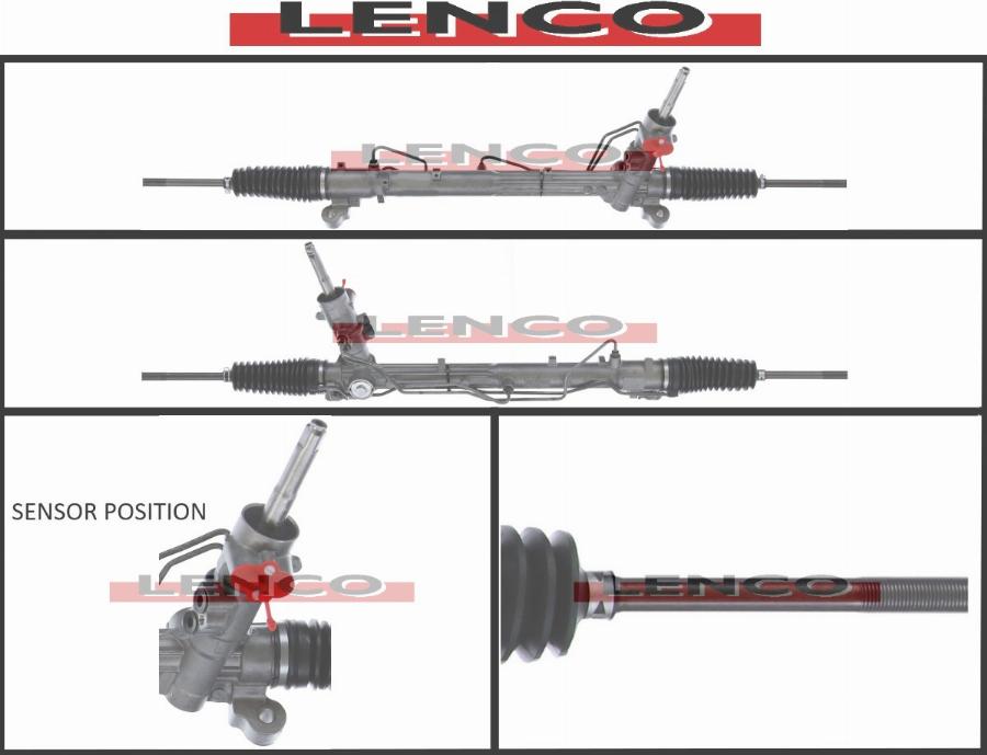 Lenco SGA889L - Рульовий механізм, рейка autozip.com.ua
