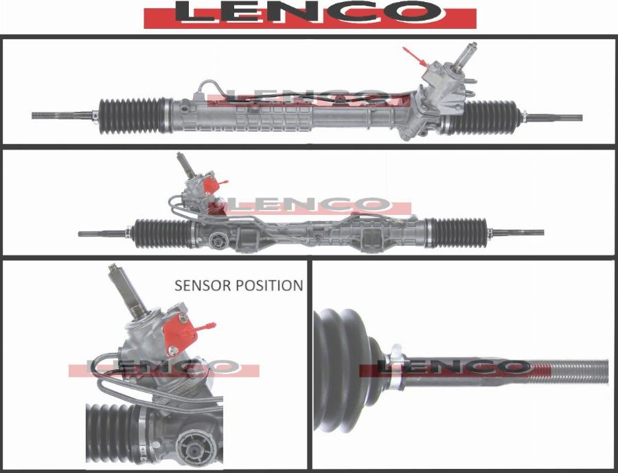 Lenco SGA378L - Рульовий механізм, рейка autozip.com.ua