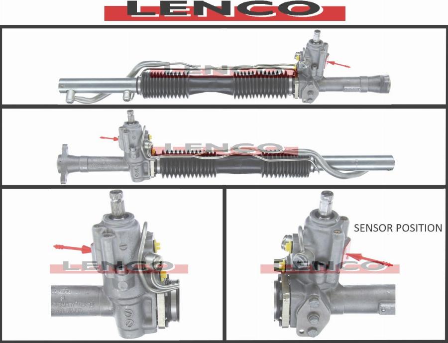 Lenco SGA770L - Рульовий механізм, рейка autozip.com.ua