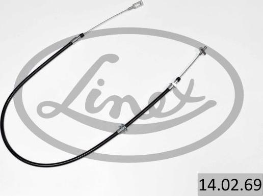 Linex 14.02.69 - Трос, гальмівна система autozip.com.ua