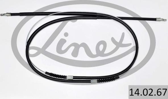 Linex 14.02.67 - Трос, гальмівна система autozip.com.ua