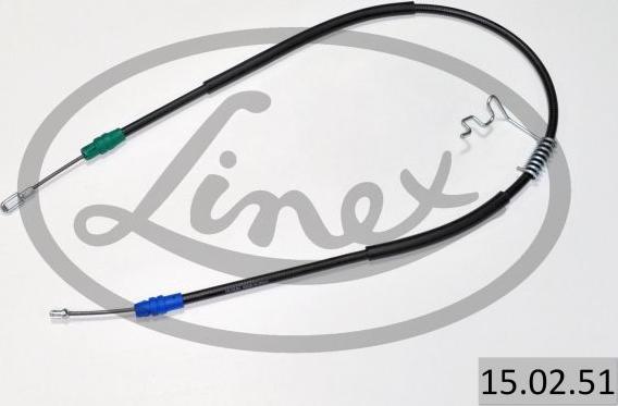 Linex 15.02.51 - Трос, гальмівна система autozip.com.ua