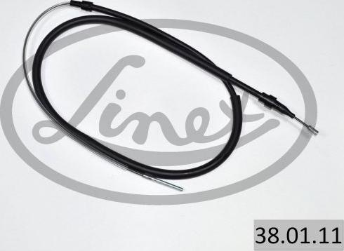 Linex 38.01.11 - Трос, гальмівна система autozip.com.ua