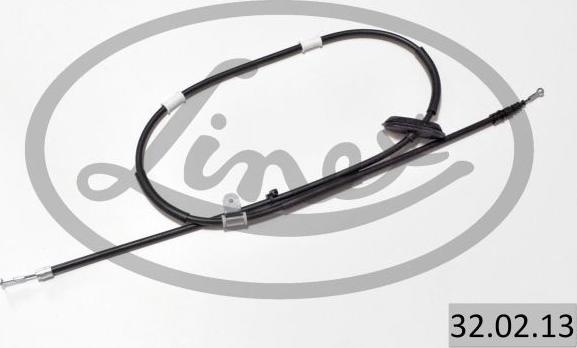 Linex 32.02.13 - Трос, гальмівна система autozip.com.ua