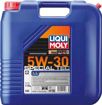 Liqui Moly 1194 - Моторне масло autozip.com.ua