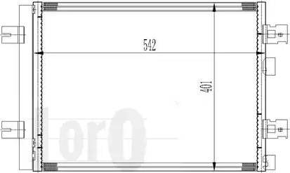 Loro 042-016-0027 - Конденсатор, кондиціонер autozip.com.ua