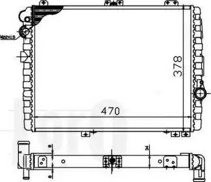 Loro 003-017-0027 - Радіатор, охолодження двигуна autozip.com.ua