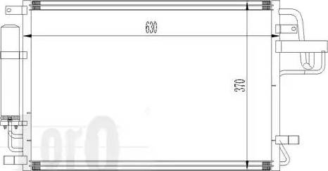 Loro 019-016-0010 - Конденсатор, кондиціонер autozip.com.ua