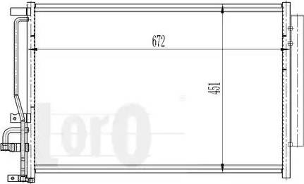 Loro 037-016-0039 - Конденсатор, кондиціонер autozip.com.ua