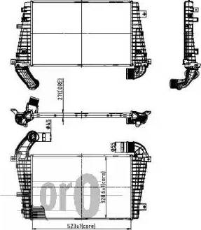 Loro 037-018-0008 - Интеркулер autozip.com.ua