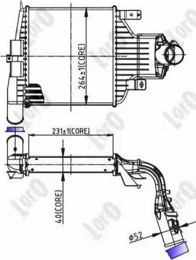 Loro 037-018-0018 - Интеркулер autozip.com.ua