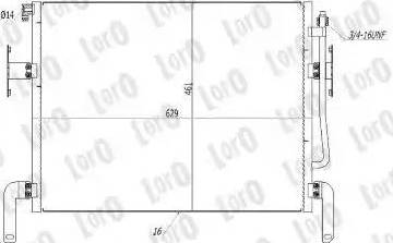 Loro T16-04-002 - Конденсатор, кондиціонер autozip.com.ua