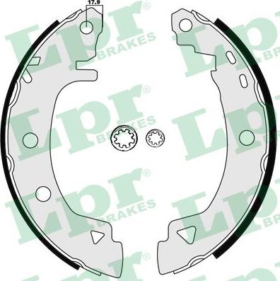 LPR 04920B - Комплект гальм, барабанний механізм autozip.com.ua