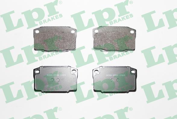 LPR 05P681 - Гальмівні колодки, дискові гальма autozip.com.ua
