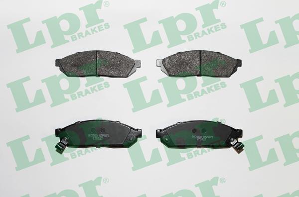 LPR 05P075 - Гальмівні колодки, дискові гальма autozip.com.ua