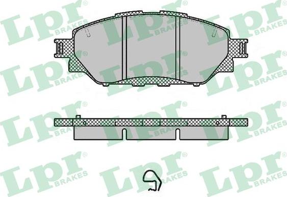 LPR 05P1999 - Гальмівні колодки, дискові гальма autozip.com.ua