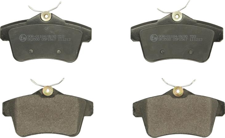 LPR 05P1567 - Гальмівні колодки, дискові гальма autozip.com.ua