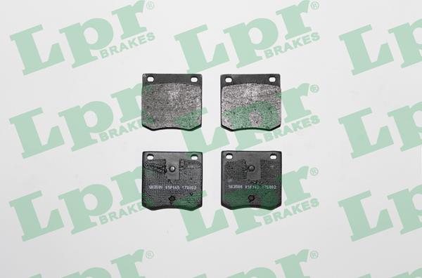 LPR 05P165 - Гальмівні колодки, дискові гальма autozip.com.ua