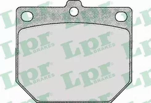 LPR 05P166 - Гальмівні колодки, дискові гальма autozip.com.ua