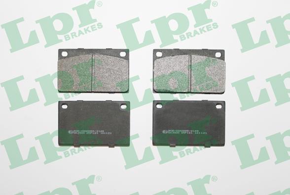 LPR 05P161 - Гальмівні колодки, дискові гальма autozip.com.ua