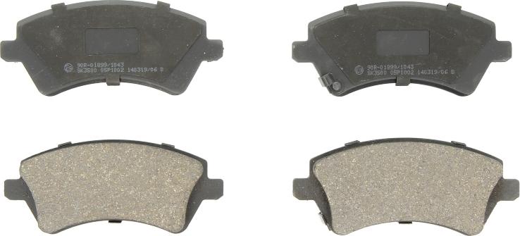 LPR 05P1002 - Гальмівні колодки, дискові гальма autozip.com.ua
