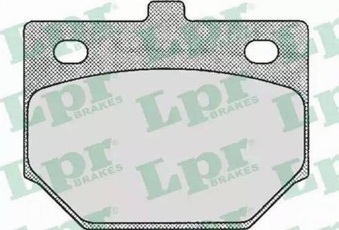 LPR 05P182 - Гальмівні колодки, дискові гальма autozip.com.ua