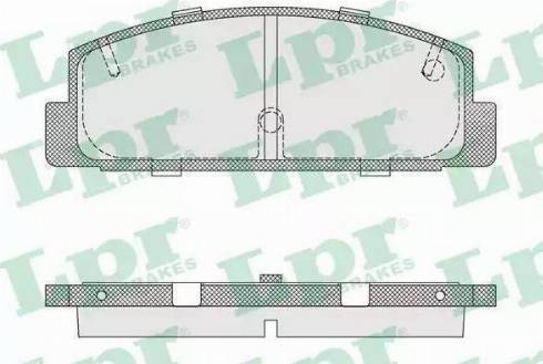 Intelli D222E - Гальмівні колодки, дискові гальма autozip.com.ua