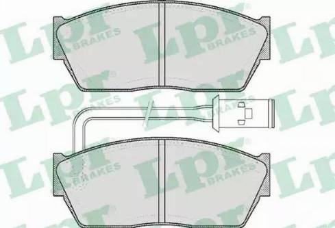 LPR 05P308 - Гальмівні колодки, дискові гальма autozip.com.ua