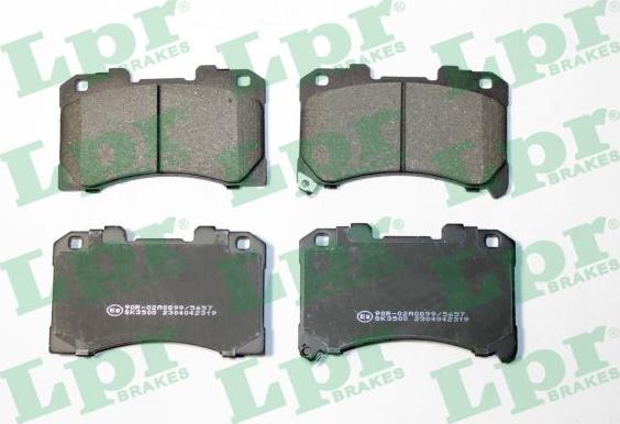 LPR 05P2319 - Гальмівні колодки, дискові гальма autozip.com.ua