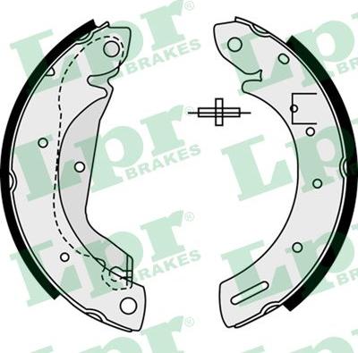 LPR 08500 - Комплект гальм, барабанний механізм autozip.com.ua