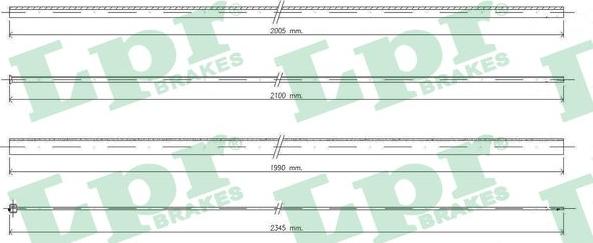 LPR C0036A - Тросик газу autozip.com.ua