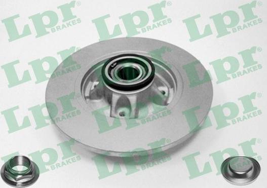 LPR C1015PRCA - Гальмівний диск autozip.com.ua