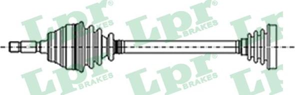 LPR DS42048 - Приводний вал autozip.com.ua