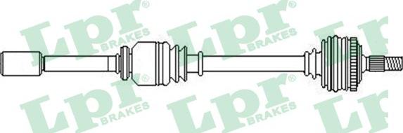 LPR DS52449 - Приводний вал autozip.com.ua