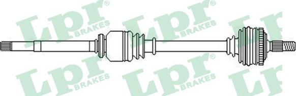 LPR DS52443 - Приводний вал autozip.com.ua