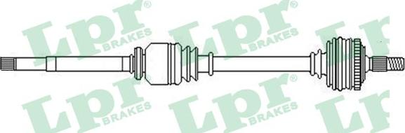 LPR DS52451 - Приводний вал autozip.com.ua