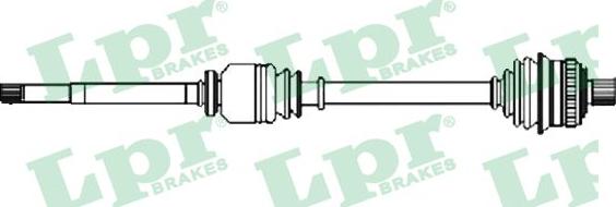 LPR DS52562 - Приводний вал autozip.com.ua