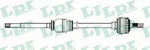 LPR DS52570 - Приводний вал autozip.com.ua