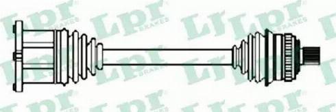 LPR DS52614 - Приводний вал autozip.com.ua
