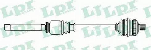 LPR DS52630 - Приводний вал autozip.com.ua