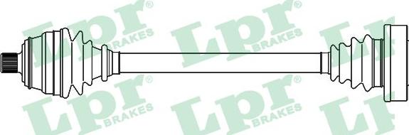LPR DS52632 - Приводний вал autozip.com.ua