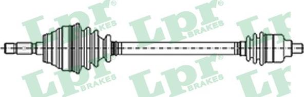 LPR DS52057 - Приводний вал autozip.com.ua